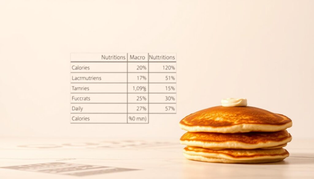betty crocker pancake recipe nutritional information