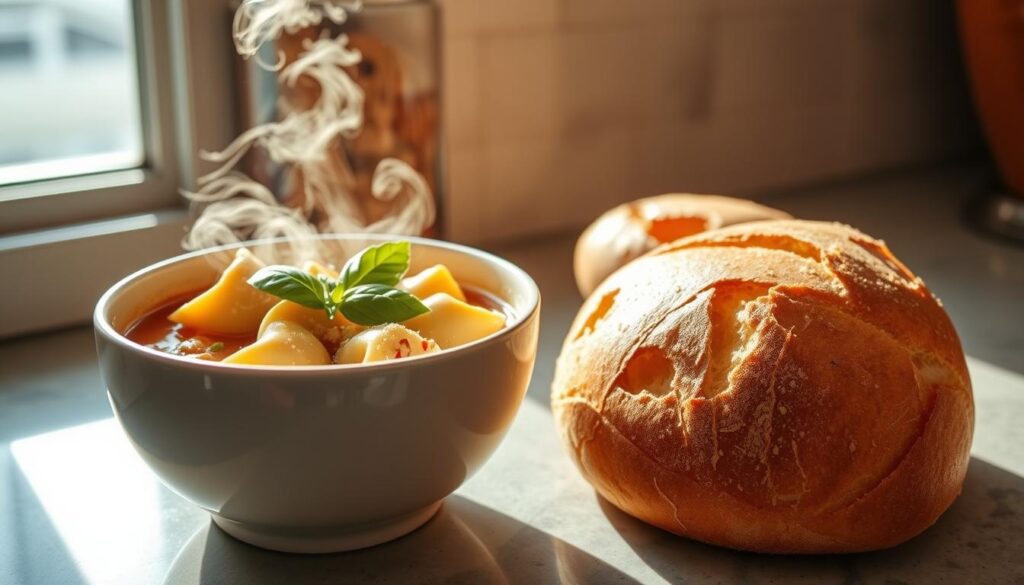 Chicken Tortellini Soup Serving Suggestions