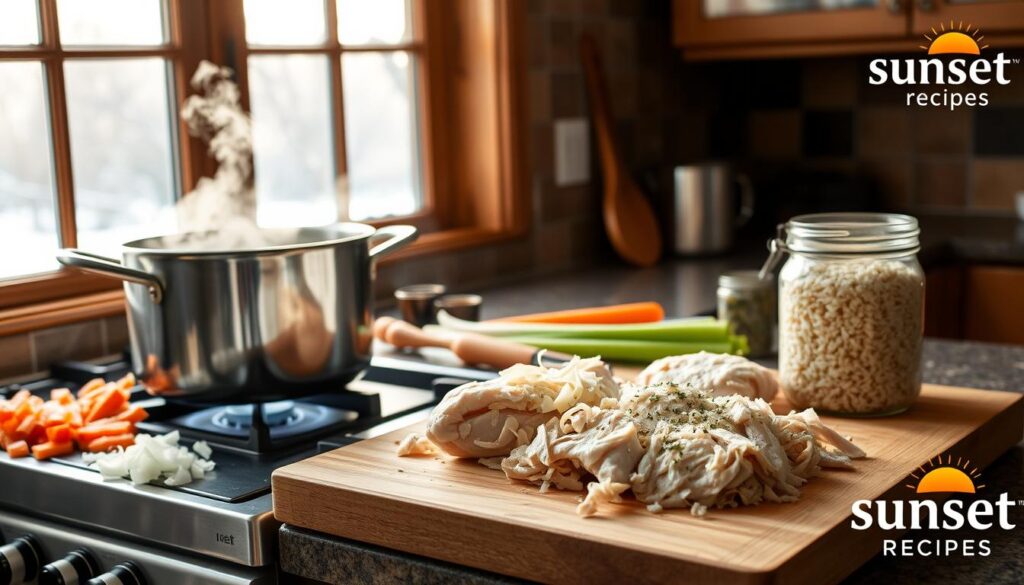 Creamy Winter Soup Preparation
