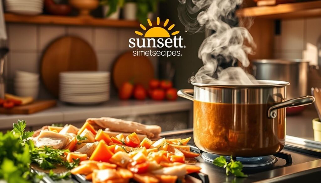 Mexican Chicken Soup Preparation