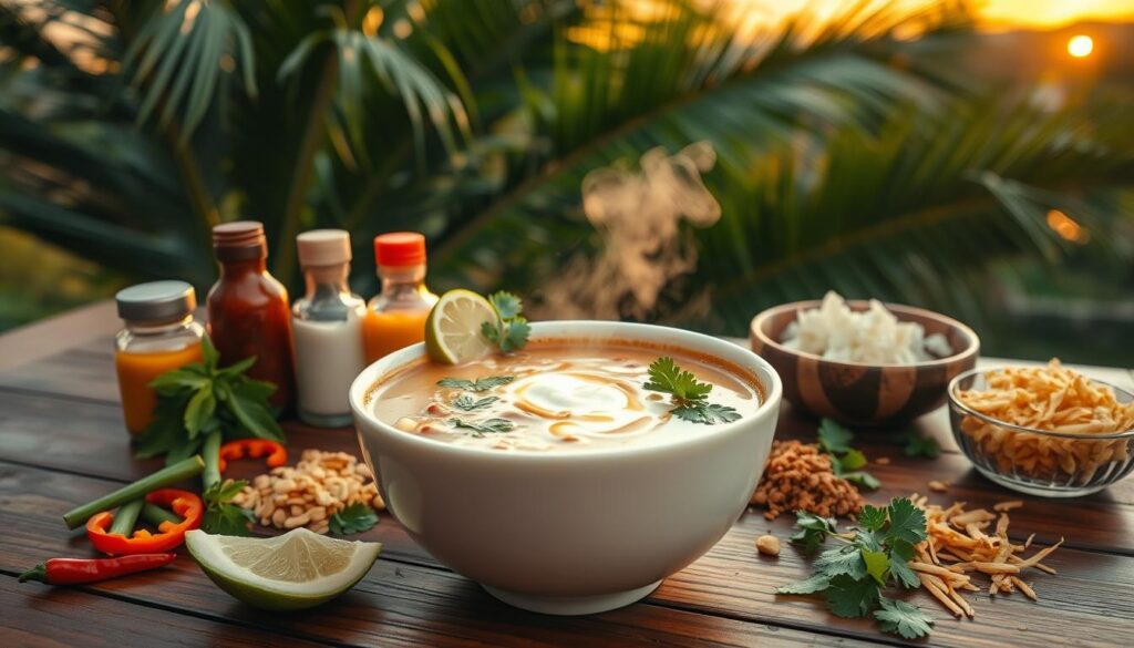 Thai Coconut Soup Serving Suggestions
