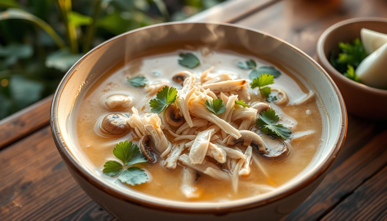 Thai chicken coconut soup recipe
