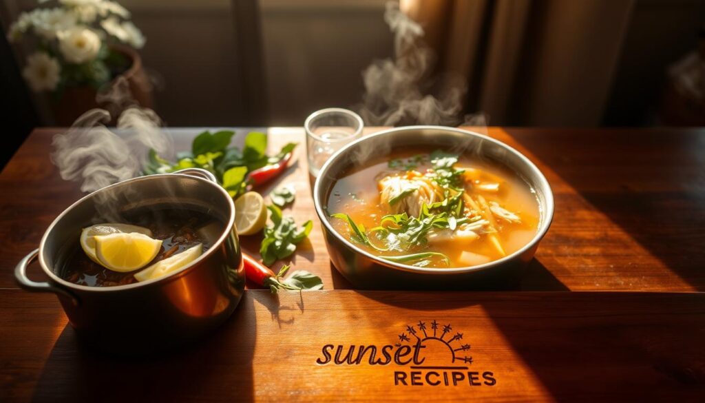 Vietnamese Chicken Pho Broth Preparation