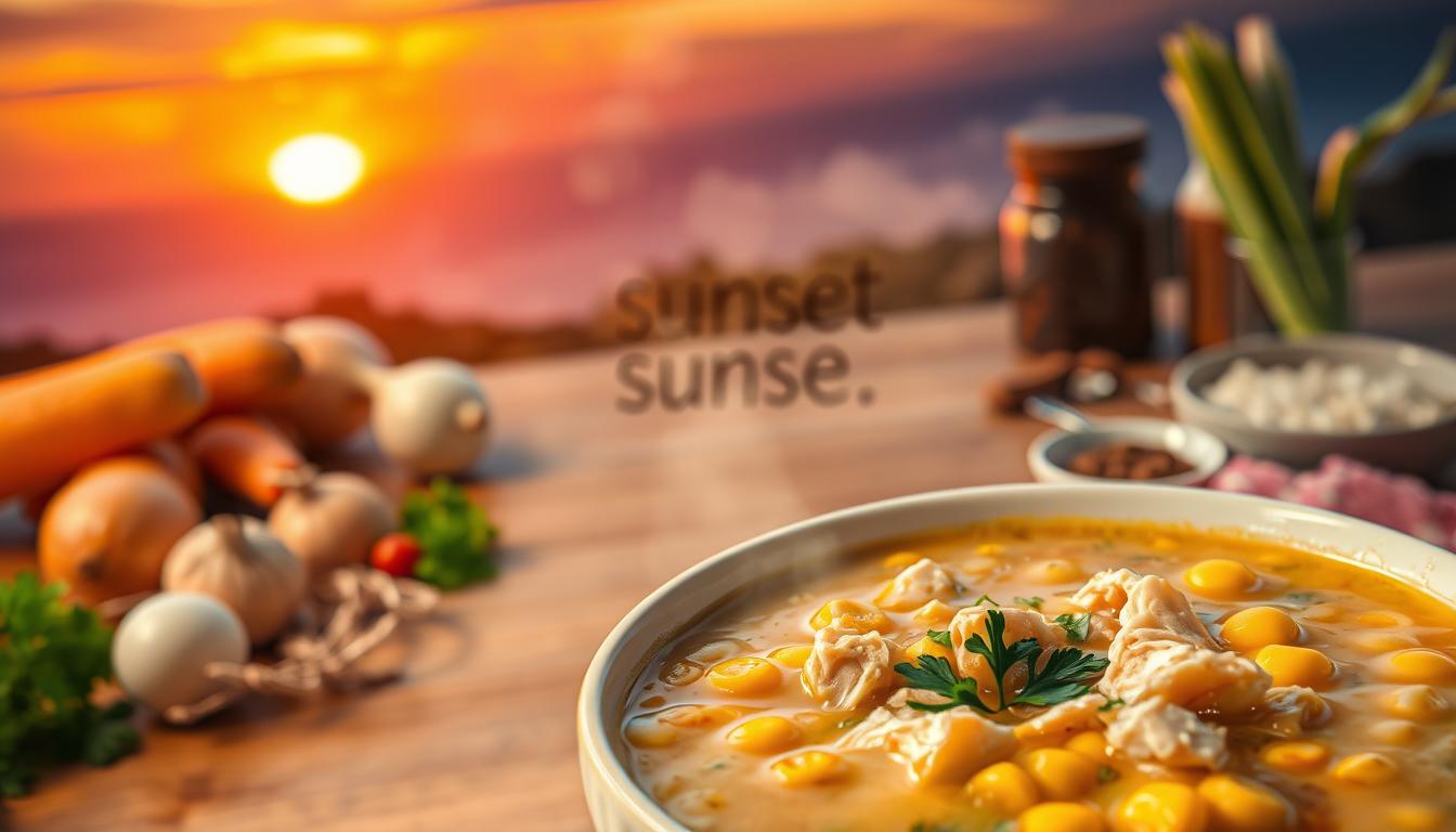 chicken corn soup recipe