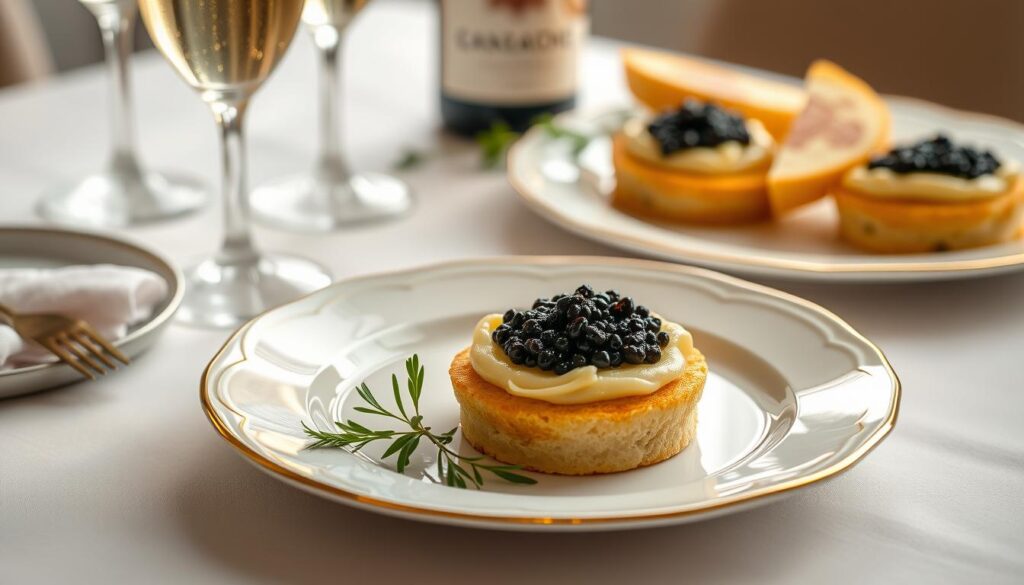 Luxury Brunch Dish with Caviar