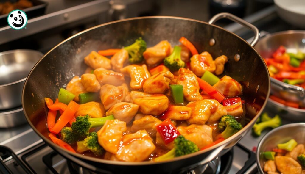 Teriyaki Chicken Cooking Process