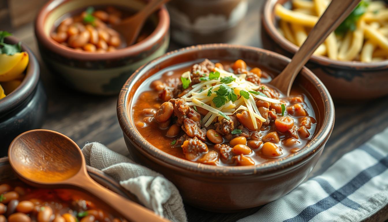 baked beans with ground beef recipe