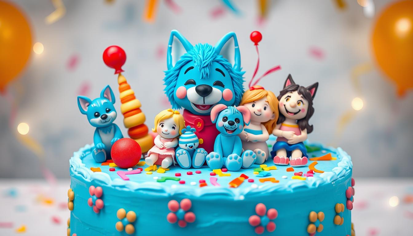 bluey cake